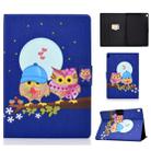 For Lenovo Tab M10 HD TB-X505F Colored Drawing Horizontal Flip Leather Case with Holder & Card Slots & Sleep / Wake-up Function(Couple Owls) - 1