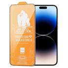 For iPhone 14 Pro WK WTP-069 King Kong Vacha 9D Curved AR HD Tempered Glass Film(Black) - 1