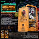 For iPhone 13 Pro Max WK WTP-069 King Kong Vacha 9D Curved AR HD Tempered Glass Film(Black) - 4
