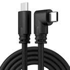 5m USB / Type-C to USB-C / Type-C Elbow 5Gbps 60W USB3.1 Gen1 Fast Charging Data-sync Cable(Black) - 2