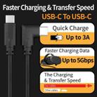 5m USB / Type-C to USB-C / Type-C Elbow 5Gbps 60W USB3.1 Gen1 Fast Charging Data-sync Cable(Black) - 8