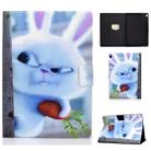 For Lenovo Tab M10 HD TB-X505F Colored Drawing Horizontal Flip Leather Case with Holder & Card Slots & Sleep / Wake-up Function(White Rabbit) - 1