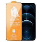 For iPhone 12 Pro Max WK WTP-070 King Kong Vacha 9D Curved AR Frosted Tempered Glass Film(Black) - 1