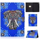 For Lenovo Tab M10 HD TB-X505F Colored Drawing Horizontal Flip Leather Case with Holder & Card Slots & Sleep / Wake-up Function(Ethnic Elephant) - 1