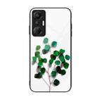 For Infinix Hot 20S Colorful Painted Glass Phone Case(Sapling) - 1