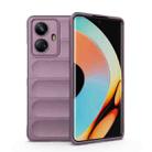 For Realme 10 Pro+ 5G Magic Shield TPU + Flannel Phone Case(Purple) - 1