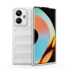 For Realme 10 Pro+ 5G Magic Shield TPU + Flannel Phone Case(White) - 1