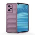 For Realme GT2 Magic Shield TPU + Flannel Phone Case(Purple) - 1