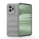 For Realme GT2 Pro Magic Shield TPU + Flannel Phone Case(Grey) - 1