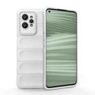 For Realme GT2 Pro Magic Shield TPU + Flannel Phone Case(White) - 1