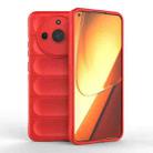 For Realme 11 5G Magic Shield TPU + Flannel Phone Case(Red) - 1