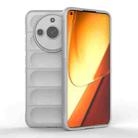 For Realme 11 5G Magic Shield TPU + Flannel Phone Case(Grey) - 1