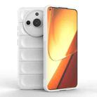 For Realme 11 5G Magic Shield TPU + Flannel Phone Case(White) - 1