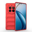 For Realme 12 Pro 5G / 12 Pro+ Magic Shield TPU + Flannel Phone Case(Red) - 1