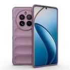For Realme 12 Pro 5G / 12 Pro+ Magic Shield TPU + Flannel Phone Case(Purple) - 1