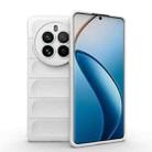 For Realme 12 Pro 5G / 12 Pro+ Magic Shield TPU + Flannel Phone Case(White) - 1