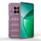 For Realme 12 5G Global Magic Shield TPU + Flannel Phone Case(Purple) - 1