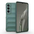 For Realme C65 4G Global Magic Shield TPU + Flannel Phone Case(Dark Green) - 1