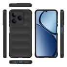 For Realme C63 4G Global Magic Shield TPU + Flannel Phone Case(Black) - 3