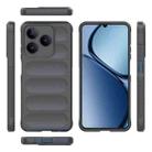 For Realme C63 4G Global Magic Shield TPU + Flannel Phone Case(Dark Grey) - 3