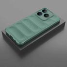 For Realme C61 4G Global Magic Shield TPU + Flannel Phone Case(Dark Green) - 2