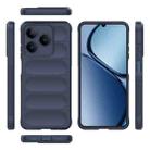 For Realme C61 4G Global Magic Shield TPU + Flannel Phone Case(Dark Blue) - 3