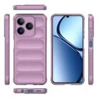 For Realme C61 4G Global Magic Shield TPU + Flannel Phone Case(Purple) - 3