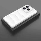 For Realme C61 4G Global Magic Shield TPU + Flannel Phone Case(White) - 2
