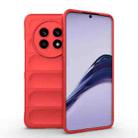 For Realme 13 Pro 5G Global Magic Shield TPU + Flannel Phone Case(Red) - 1