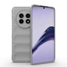 For Realme 13 Pro 5G Global Magic Shield TPU + Flannel Phone Case(Grey) - 1