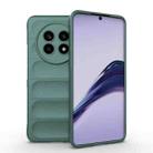 For Realme 13 Pro 5G Global Magic Shield TPU + Flannel Phone Case(Dark Green) - 1