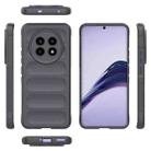 For Realme 13 Pro 5G Global Magic Shield TPU + Flannel Phone Case(Dark Grey) - 3