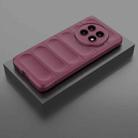 For Realme 13 Pro 5G Global Magic Shield TPU + Flannel Phone Case(Wine Red) - 2