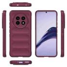 For Realme 13 Pro 5G Global Magic Shield TPU + Flannel Phone Case(Wine Red) - 3