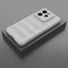 For Realme GT 7 Pro 5G Magic Shield TPU + Flannel Phone Case(Grey) - 2