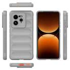 For Realme GT 7 Pro 5G Magic Shield TPU + Flannel Phone Case(Grey) - 3
