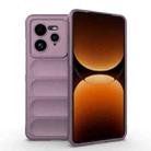 For Realme GT 7 Pro 5G Magic Shield TPU + Flannel Phone Case(Purple) - 1