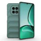 For Realme V60 5G Magic Shield TPU + Flannel Phone Case(Dark Green) - 1