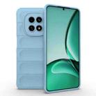 For Realme V60 5G Magic Shield TPU + Flannel Phone Case(Light Blue) - 1