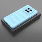 For Realme V60 5G Magic Shield TPU + Flannel Phone Case(Light Blue) - 2