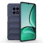 For Realme V60 5G Magic Shield TPU + Flannel Phone Case(Dark Blue) - 1