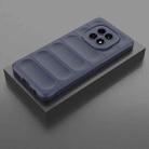 For Realme V60 5G Magic Shield TPU + Flannel Phone Case(Dark Blue) - 2