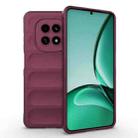 For Realme V60 5G Magic Shield TPU + Flannel Phone Case(Wine Red) - 1