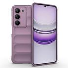 For Realme V60 Pro / 14x 5G Global Magic Shield TPU + Flannel Phone Case(Purple) - 1