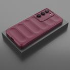 For Realme V60 Pro / 14x 5G Global Magic Shield TPU + Flannel Phone Case(Wine Red) - 2