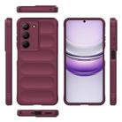 For Realme V60 Pro / 14x 5G Global Magic Shield TPU + Flannel Phone Case(Wine Red) - 3