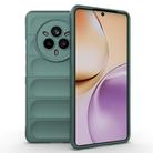 For Realme 14 Pro 5G Global Magic Shield TPU + Flannel Phone Case(Dark Green) - 1