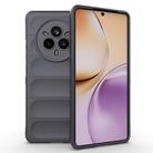 For Realme 14 Pro 5G Global Magic Shield TPU + Flannel Phone Case(Dark Grey) - 1