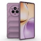 For Realme 14 Pro 5G Global Magic Shield TPU + Flannel Phone Case(Purple) - 1