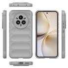 For Realme 14 Pro+ 5G Magic Shield TPU + Flannel Phone Case(Grey) - 3